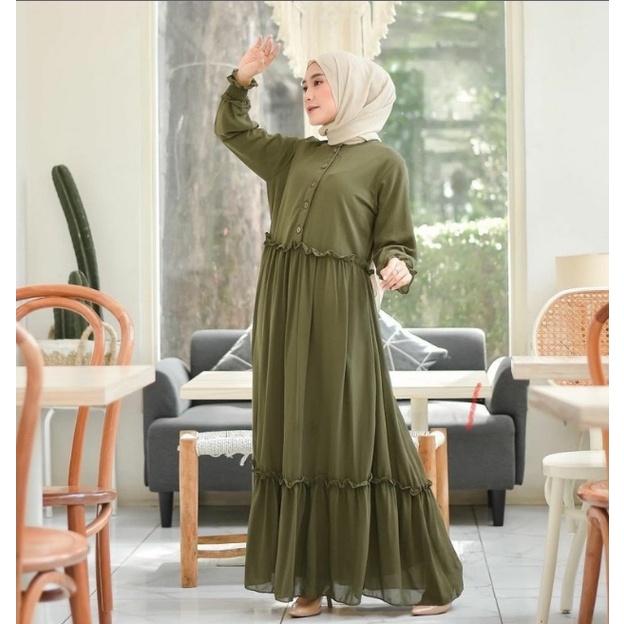 Godiva96 - GAMIS CHIKA / DRESS TERUSAN WANITA MUSLIM MEDAN