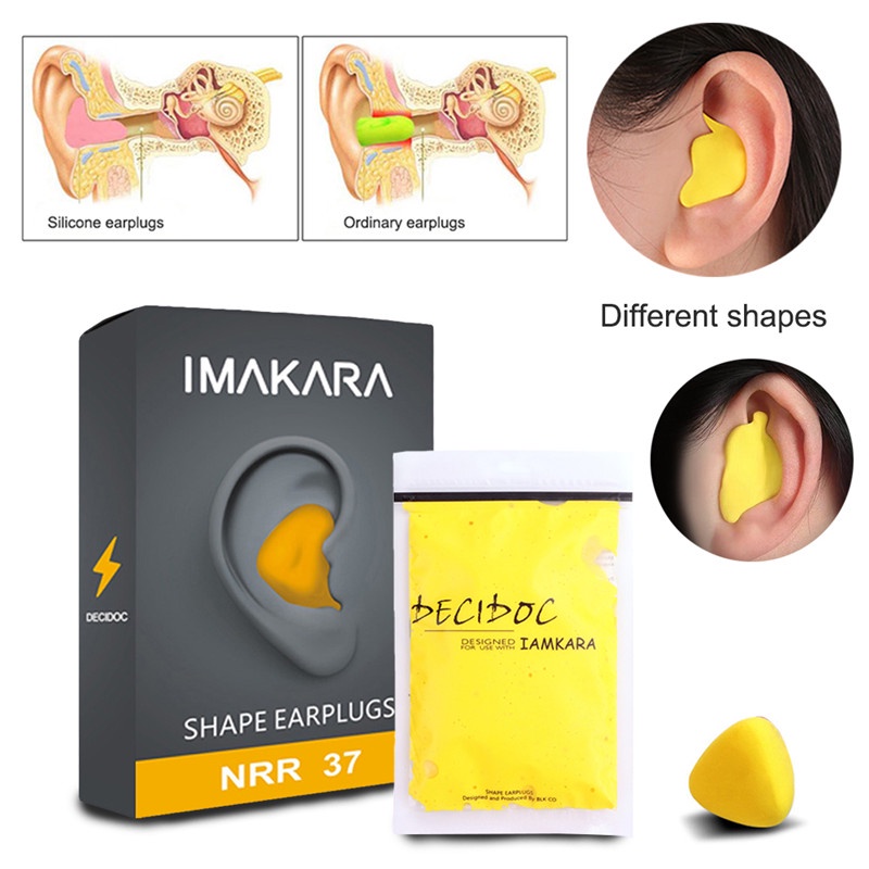 Earplugs Anti Bising Dapat Digunakan Kembali Untuk Tidur