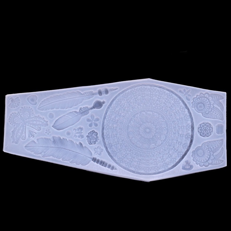 SIY  Crystal Epoxy Resin Mold Dream Catcher Casting Silicone Mould DIY Crafts Jewelry Pendant Making Tools