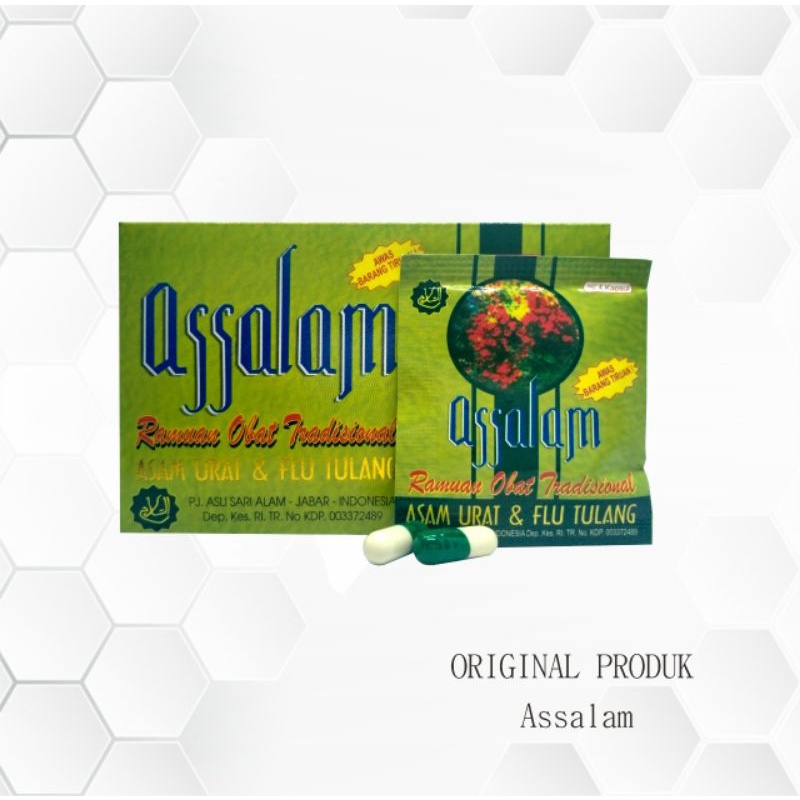 

Assalam Herbal Asam Urat Rematik Pegal Linu Dan Flu Tulang Original