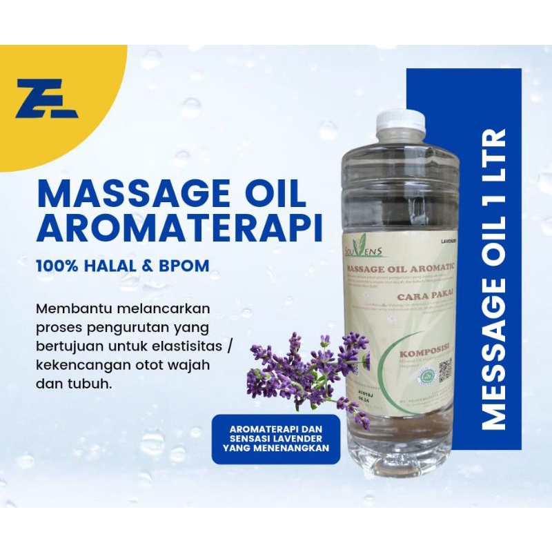 Massage Oil Aromaterapi Sensasi 1L Minyak Pijat Standar SPA