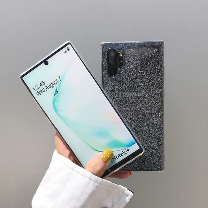 Case Redmi Note 8 Note 8 Pro Transparent Gradient Glitter SoftCase