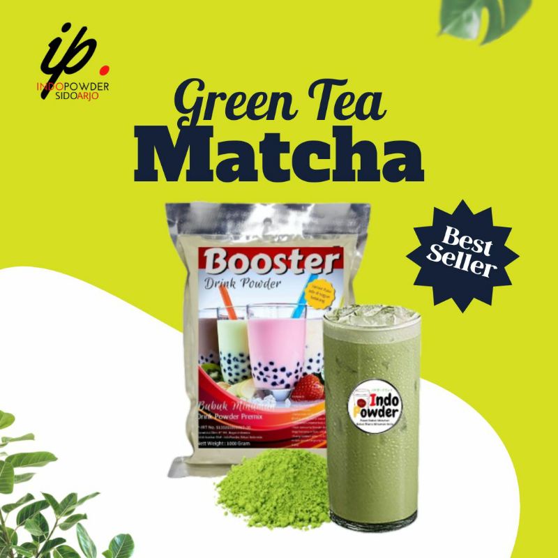 

Green Tea Matcha Powder 1 Kg / Bubuk Minuman Green Tea / Green Tea Matcha / Matcha / INDOPOWDER BOOSTER