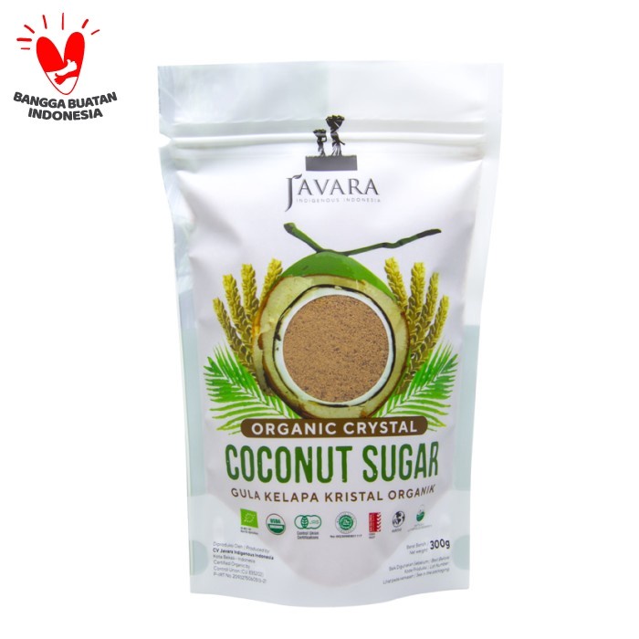 

Javara - Gula Coconut Sugar Original - 300 gr pouch