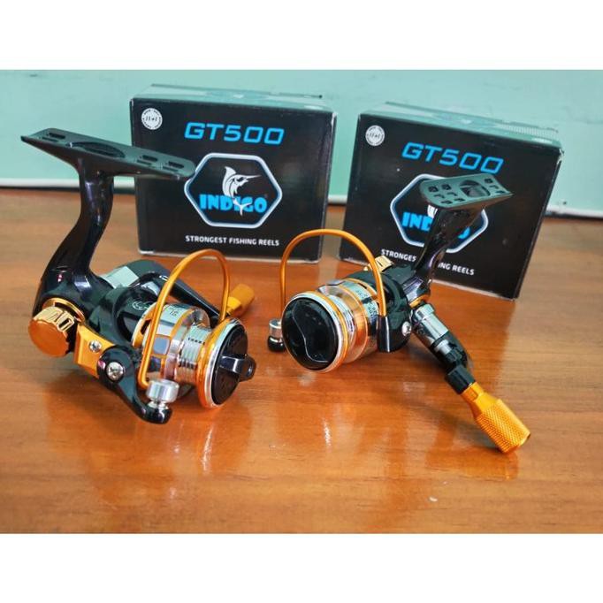 TERMURAH Reel Pancing Mini Indigo GT500 11+1 Ball Bearing