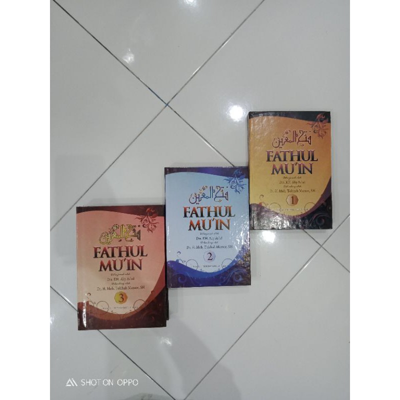 TERJEMAH KITAB FATHUL MU'IN JILID 1,2,3 (1set) menara kudus