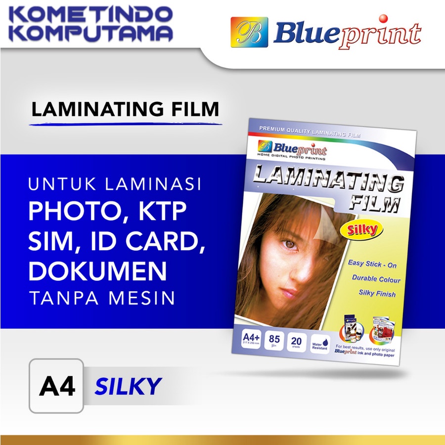 

BP-SFA485 Kertas Laminating Silky Film A4 BLUEPRINT