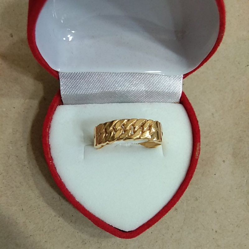 cincin rante 2 gram emas muda