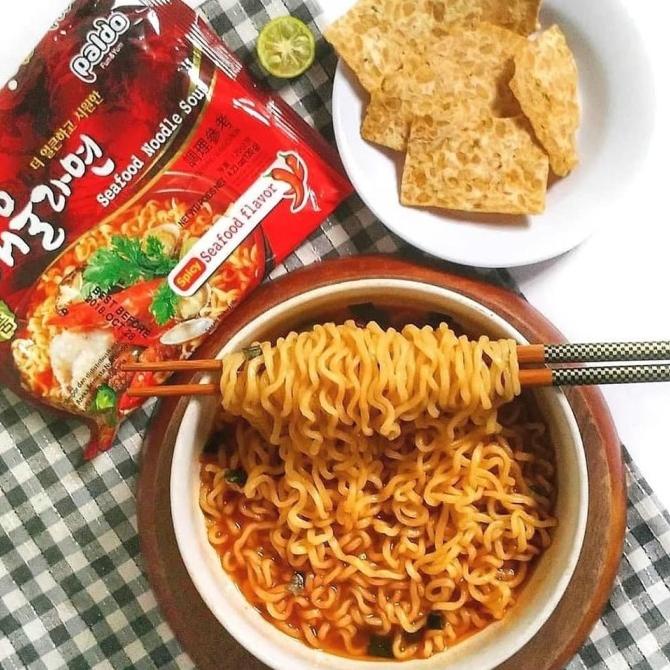

Paldo Ilpoom Spicy Seafood Flavor Mie Kuah Pedas - 5 Pcs