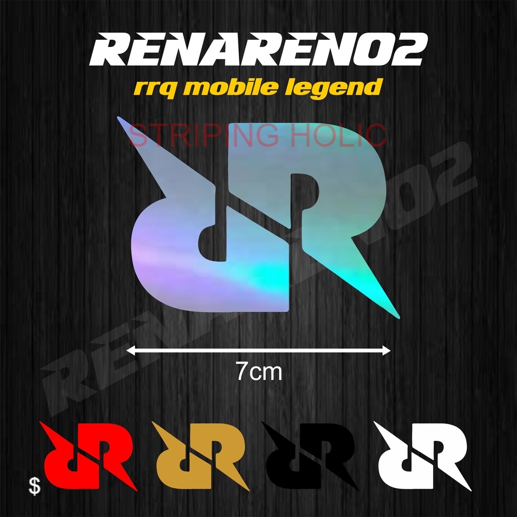 STIKER CUTTING RRQ MOBILE LEGEND
