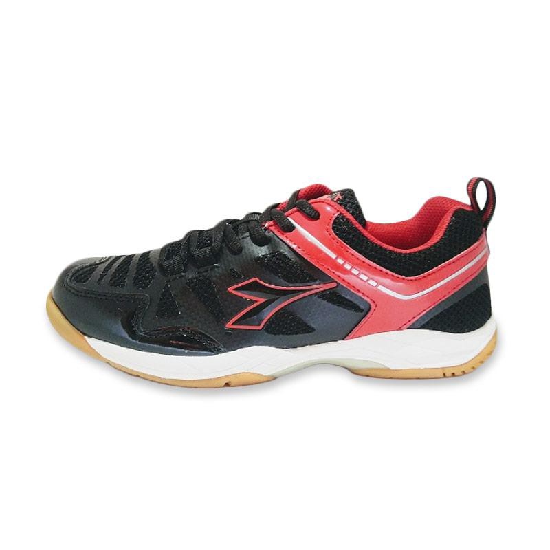  Sepatu Badminton Diadora  Thow Black Sports Olahraga Bulu 