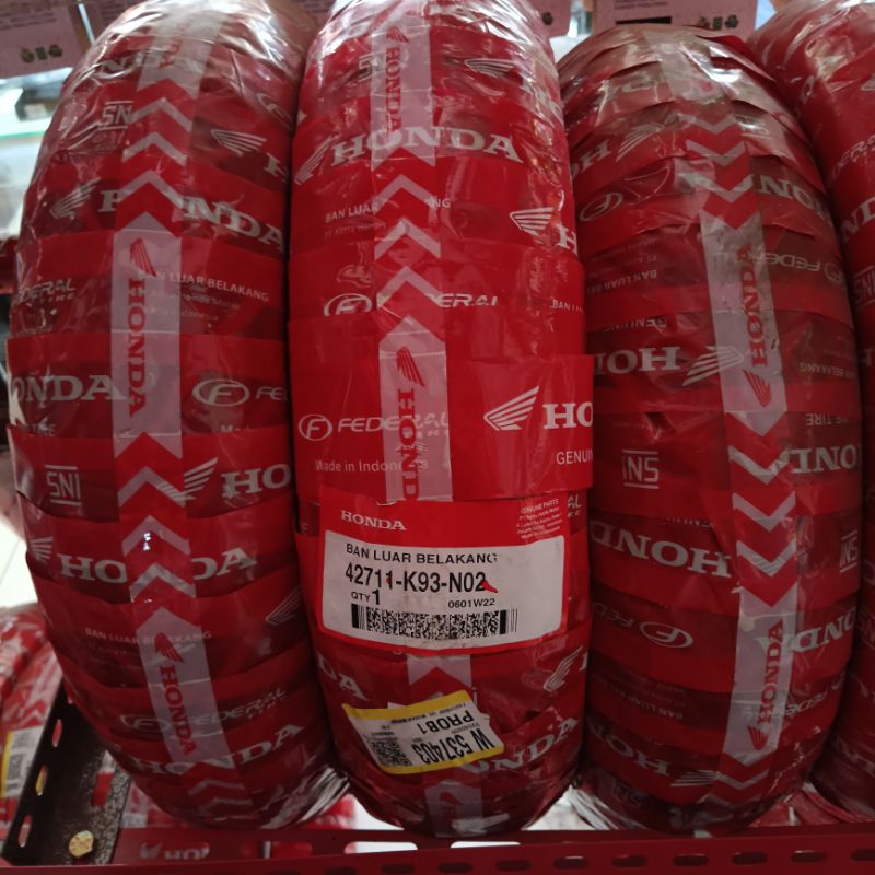 Ban Luar Federal AHM 110/90-12 Tubeless Scoopy Matic Belakang