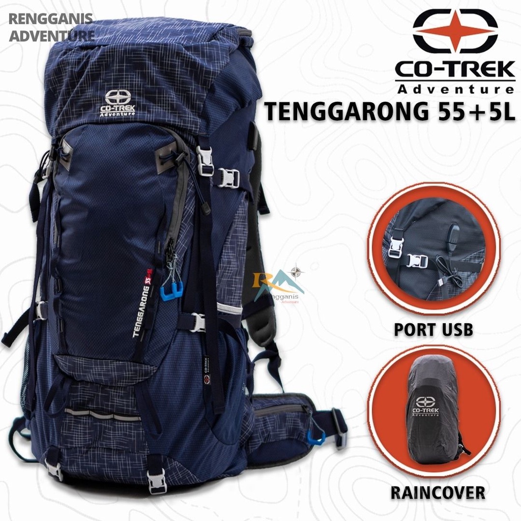 Tas Ransel Carrier CO TREK TENGGARONG 55 Liter