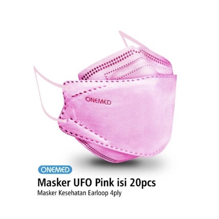 Onemed Masker Medis UFO 4plys Earloop Box isi 20s