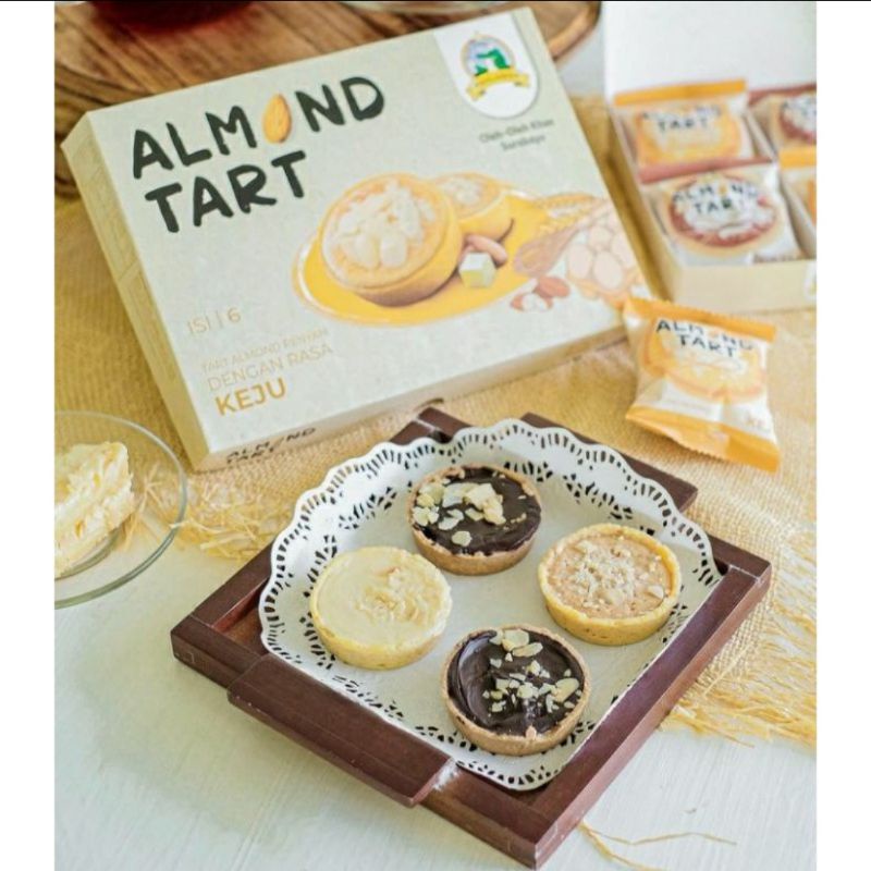 

ALMOND TART (ORIGINAL, COKELAT, KEJU) MERK "LAPIS KUKUS PAHLAWAN