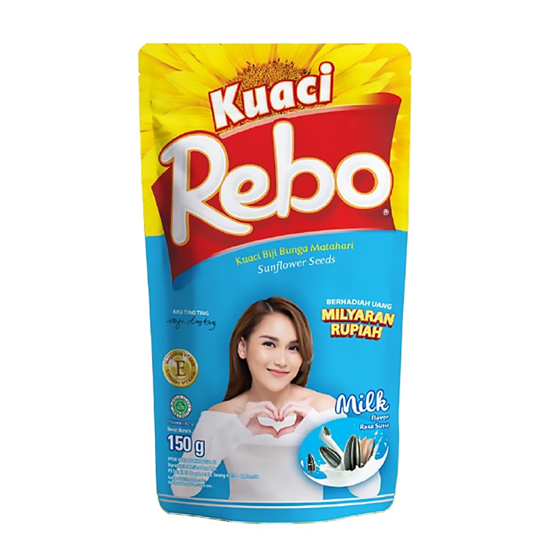 

Rebo Kuaci Biji Bunga Matahari Milk 150g ACCJKT