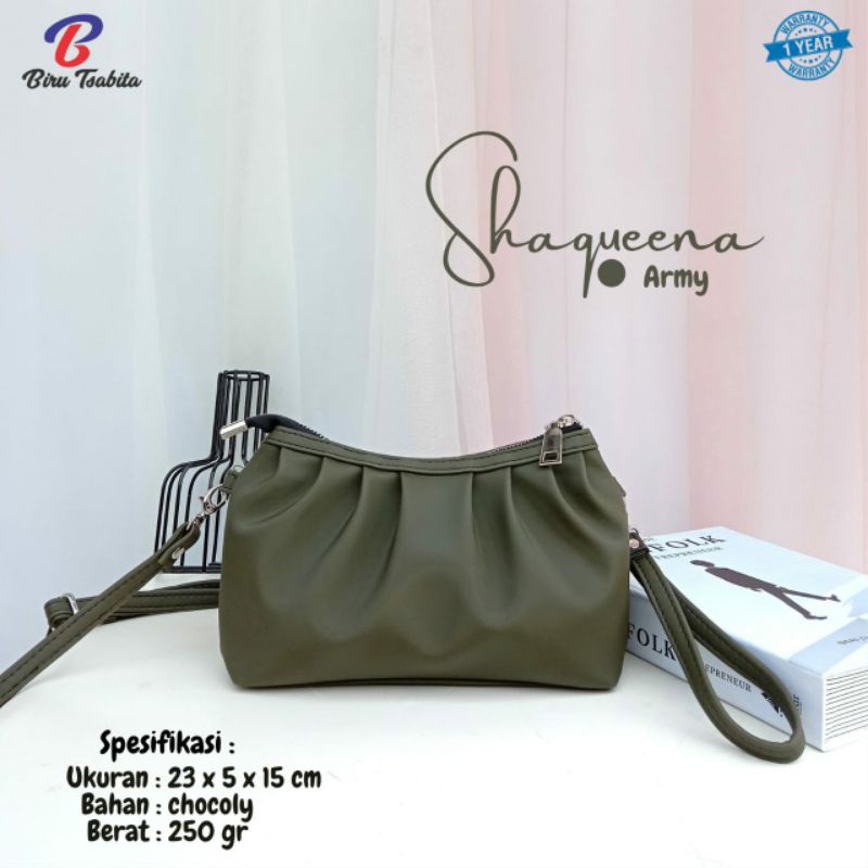 READY SHAQUEENA SLING BAG CHOCOLY BY BIRU TSABITA