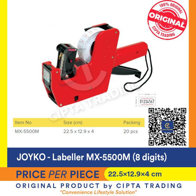 

✨BISA COD✨ price labeller - joyko - MX-5500M (8Digits)