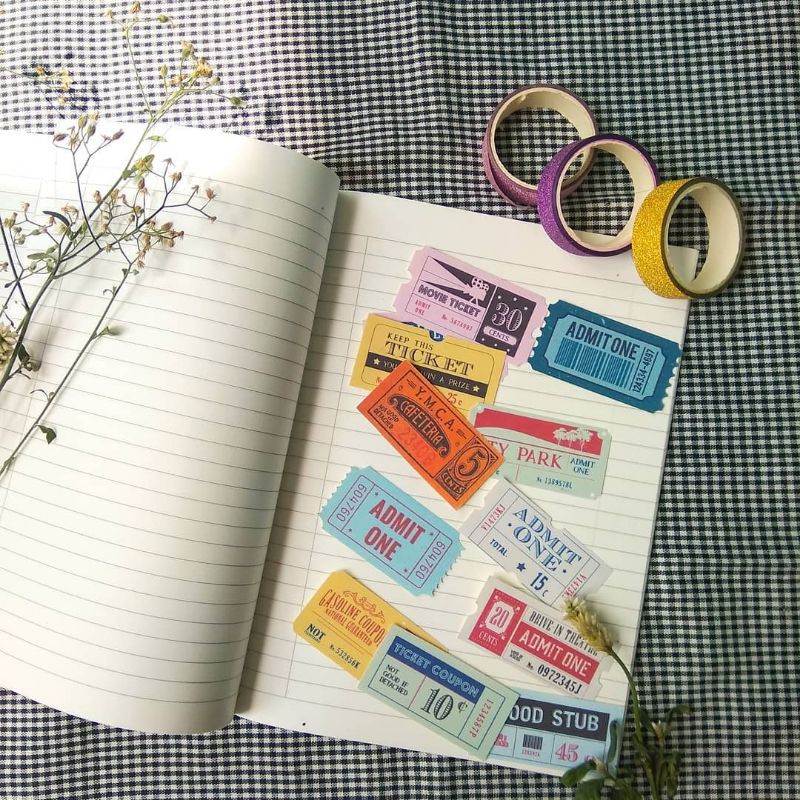 

[kakacraft] TIKET KEMANA SAJA STICKER