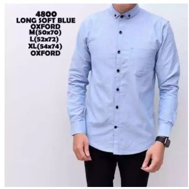 Baju Kerja Pria Polos Slimfit / Kemeja Pria Lengan Panjang Terlaris Terbaru Terpopuler kualitas distro / kemeja kasual