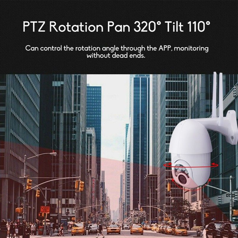 IP CAM OUTDOOR V380PRO WIRELESS FULL HD 1080P PTZ SPEED DOME IP CAMERA 8MP WIFI WATERPROOF