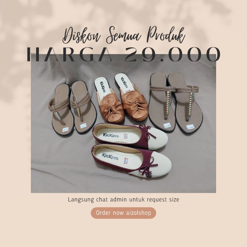 SALE SANDAL DAN SEPATU CEWEK