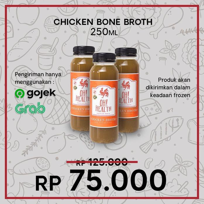 

OH! HEALTH PREMIUM CHICKEN BONE BROTH - KALDU AYAM - 250ML