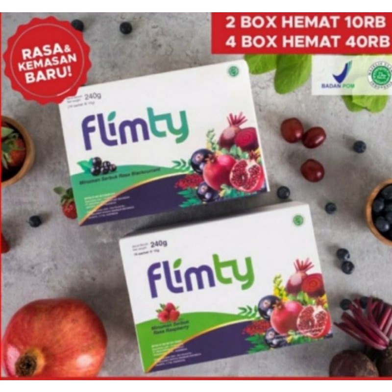 Flimty Fiber-1 box 60 sashet- Flimty Original/ Flimty Detox Tea
