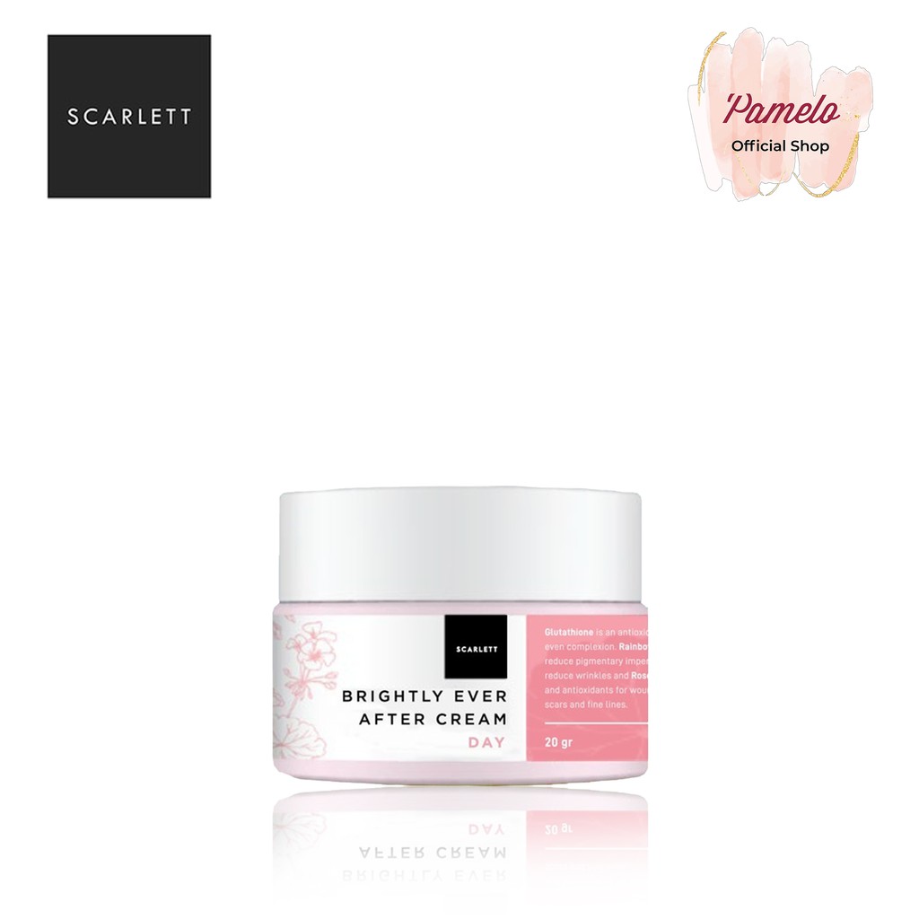 ❤️ Pamelo ❤️ Scarlett Whitening BPOM SALE 100% RESMI ORIGINAL SCARLET SCARLETT BY FELICYA ANGELISTA-Cream Brightly Day