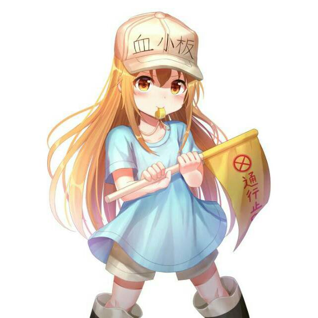 Kostum Cosplay Hataraku Saibou Platelet Trombosit Chan by KimoChuu