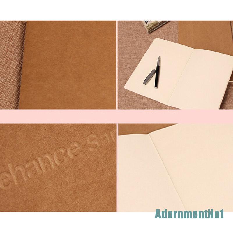 [AdornmentNo1]Kraft paper notebook blank notepad book vintage journal notebooks