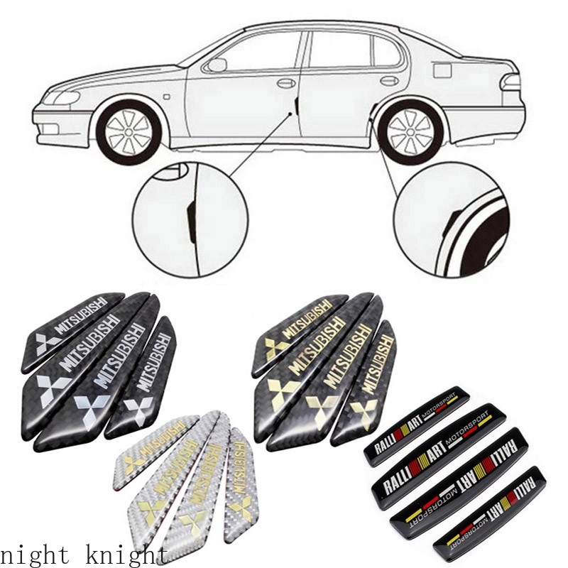 Night knight Stiker Kaca Depan Mobil Anti Gores Motif Carbon Fiber 3D untuk Mitsubishi asx Lancer Grandis delica