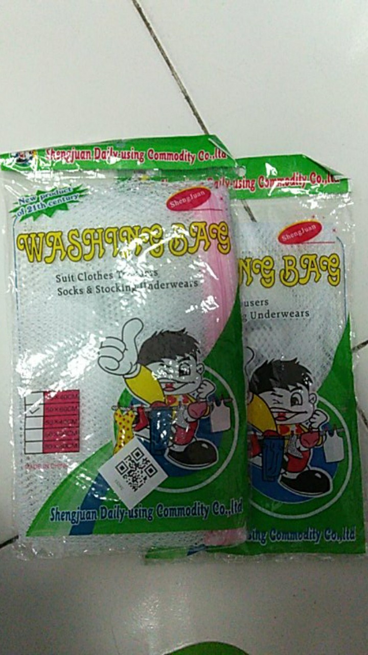 Laundry Bag Jaring Baju Kotor Kantong Mesin Cuci Bahan Jaring