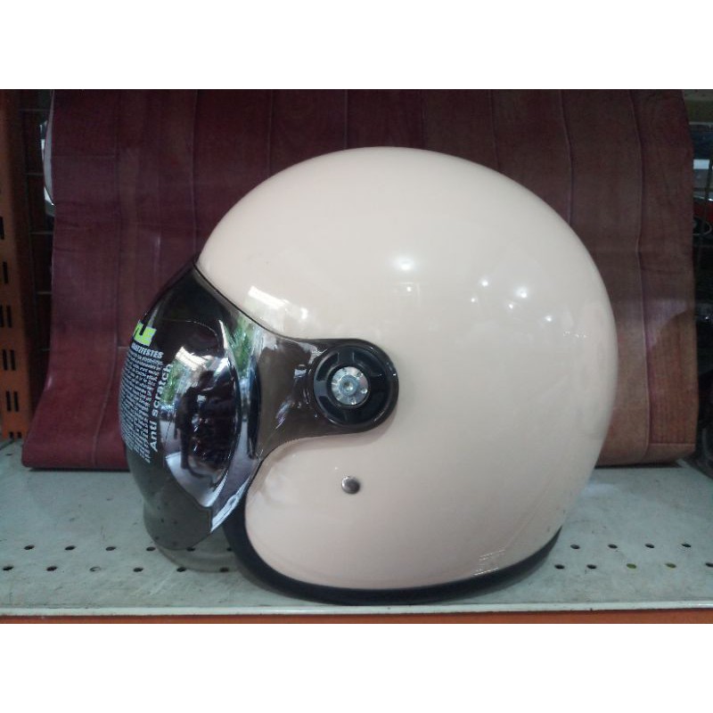 HELM RETRO MURAH HIU VIGO SOLID