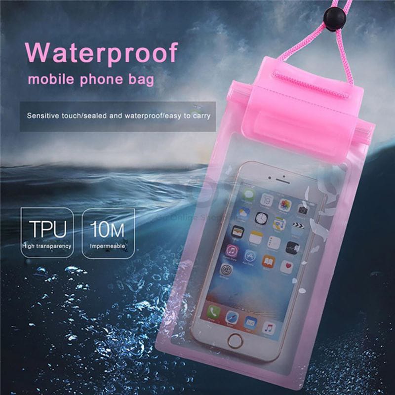 Waterproof Hp Anti Air handphone Warna cerah Tali gantungan Leher