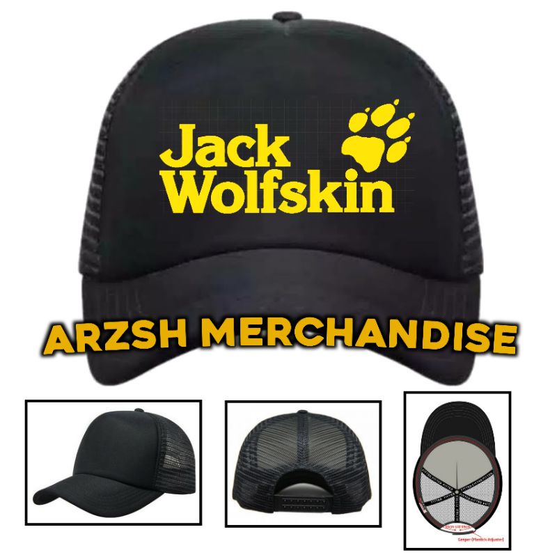 Topi Outdoor Jack Wolfskin - Topi Trucker Jaring Outdoor Jack Wolfskin