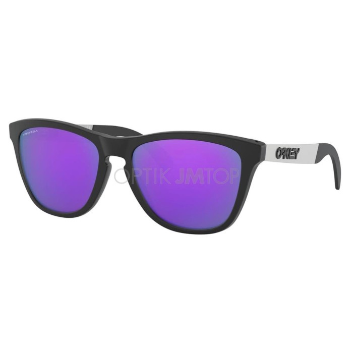 Oakley Sunglass Frogskins Mix OO 9428F-08 Matte Black Prizm Violet