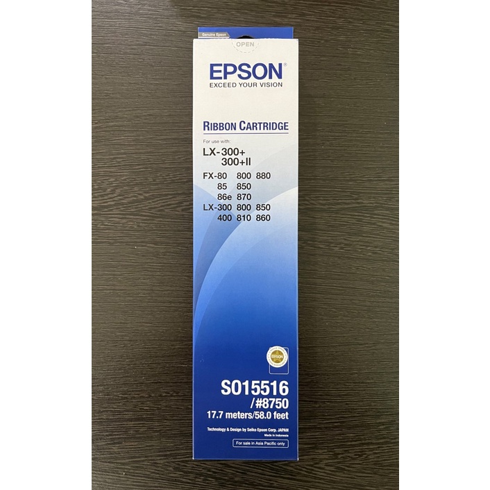 Epson Ribbon Cartridge Pita Tinta LX300 LX-300 Original (#8750)