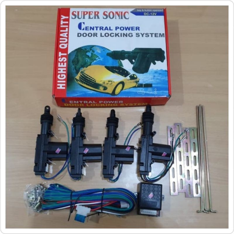 Central Lock Set Mobil Super Sonic