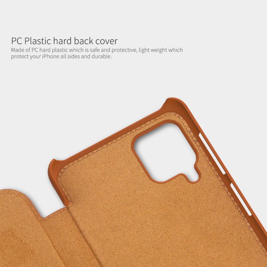 Flip Cover SAMSUNG Galaxy F62 M62 Nillkin Qin Leather Case Ori