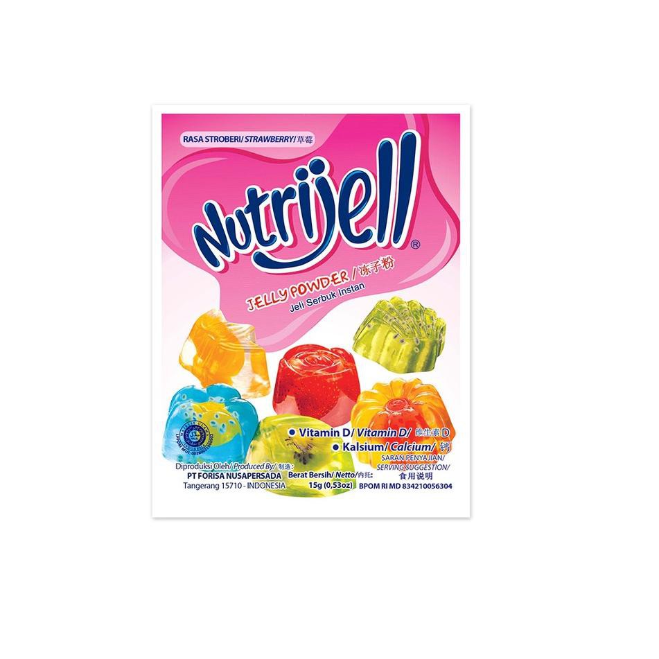 

[ SALE ] Nutrijell Strawberry - 3 pcs
