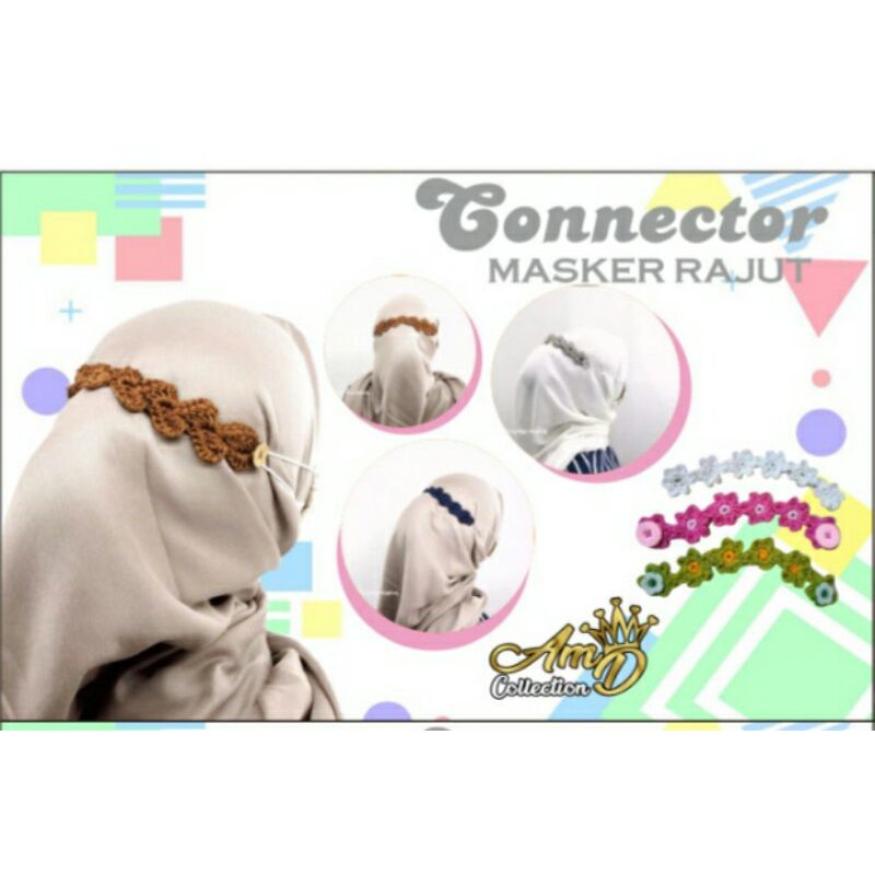 KONEKTOR MASKER RAJUT / KONEKTOR MASKER / KONEKTOR RAJUT