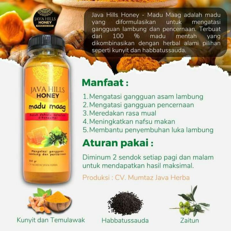 

Madu Herbal Maagh Java hills