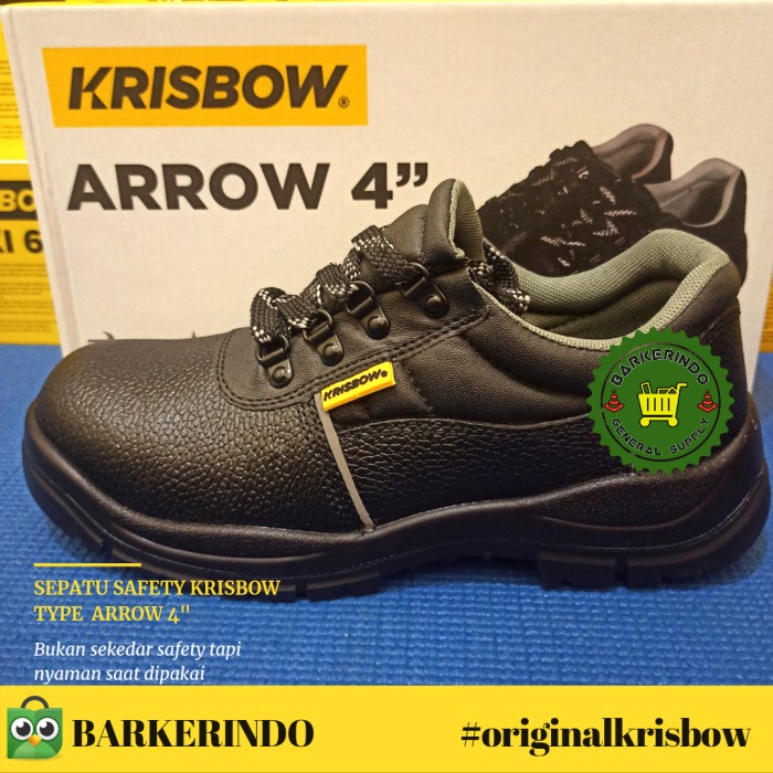 Sepatu safety Krisbow Arrow 4 inch - Hitam 39