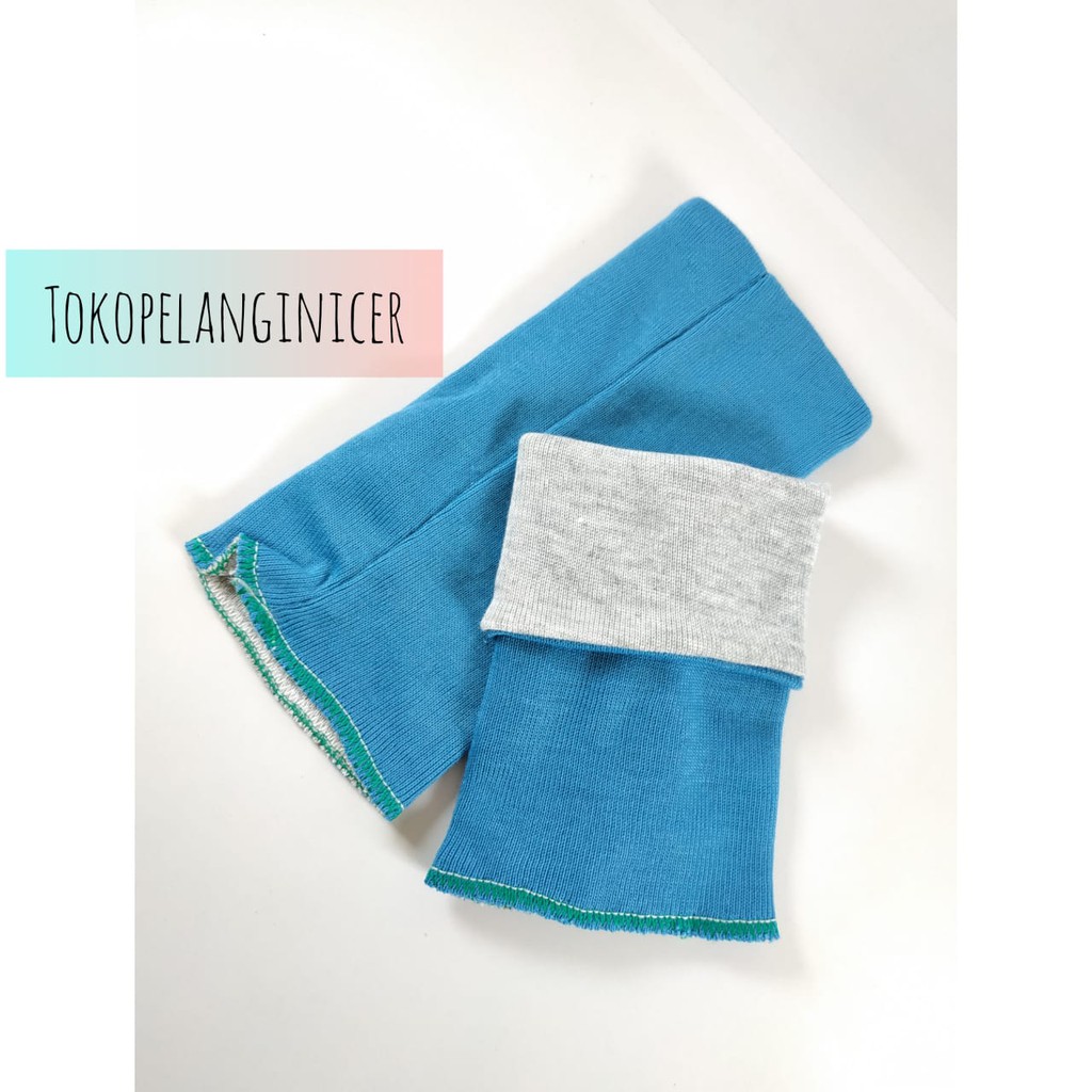 Manset Tangan pendek Warna Bolak Balik Polos  Manset Tangan Muslimah  Tokopelanginicer