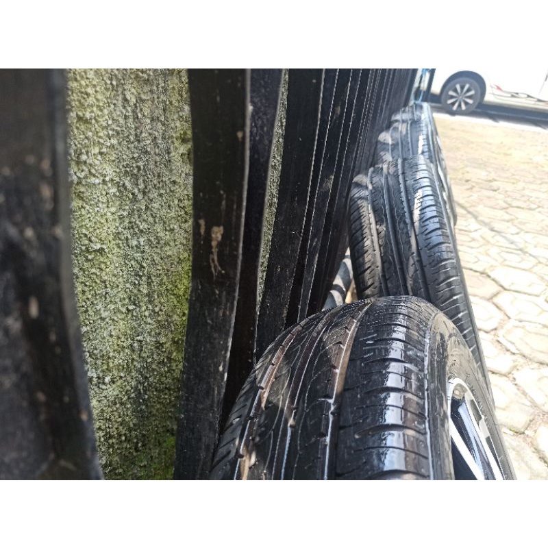 4 Velg ring 14 PCD 100+Ban 175/65 layak pakai