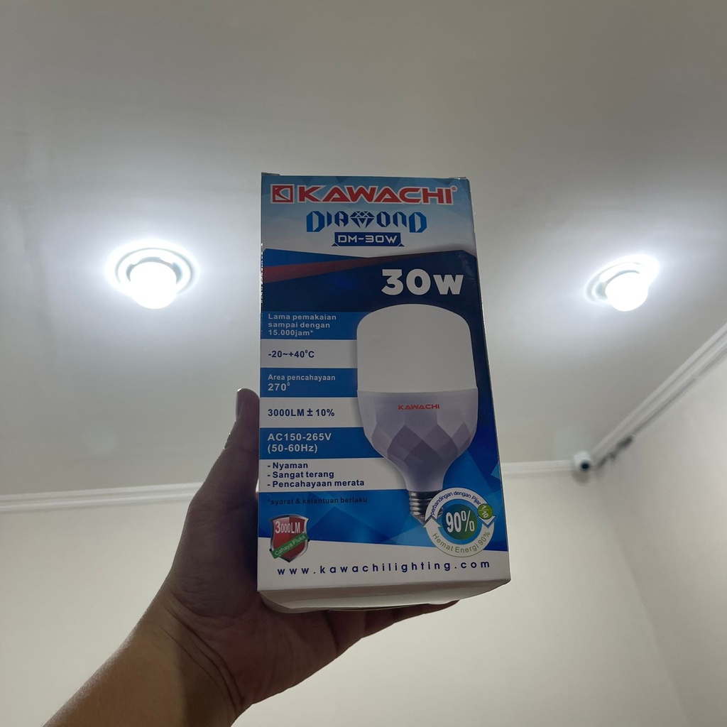 PROMO KAWACHI LED Capsule Nova 30 watt COOL DAY LIGHT - Putih - Lampu Kapsul SUPER TERANG SULTAN