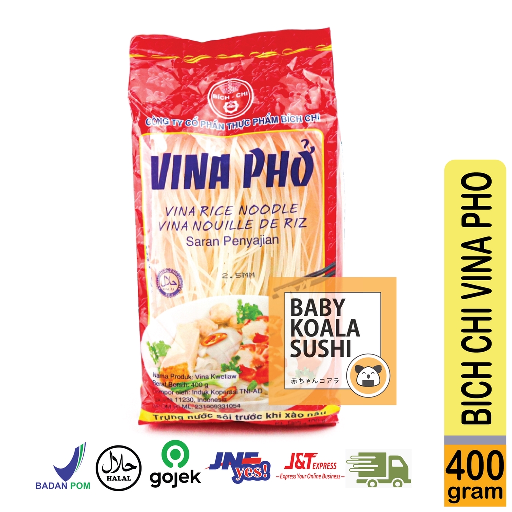 BICH CHI VINA PHO Vietnam Rice Noodle 400 g │ Kwetiau Mie Beras