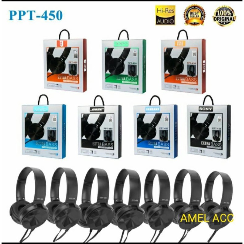 HF HEADSET PPT -450/ pandung Extra BASS
