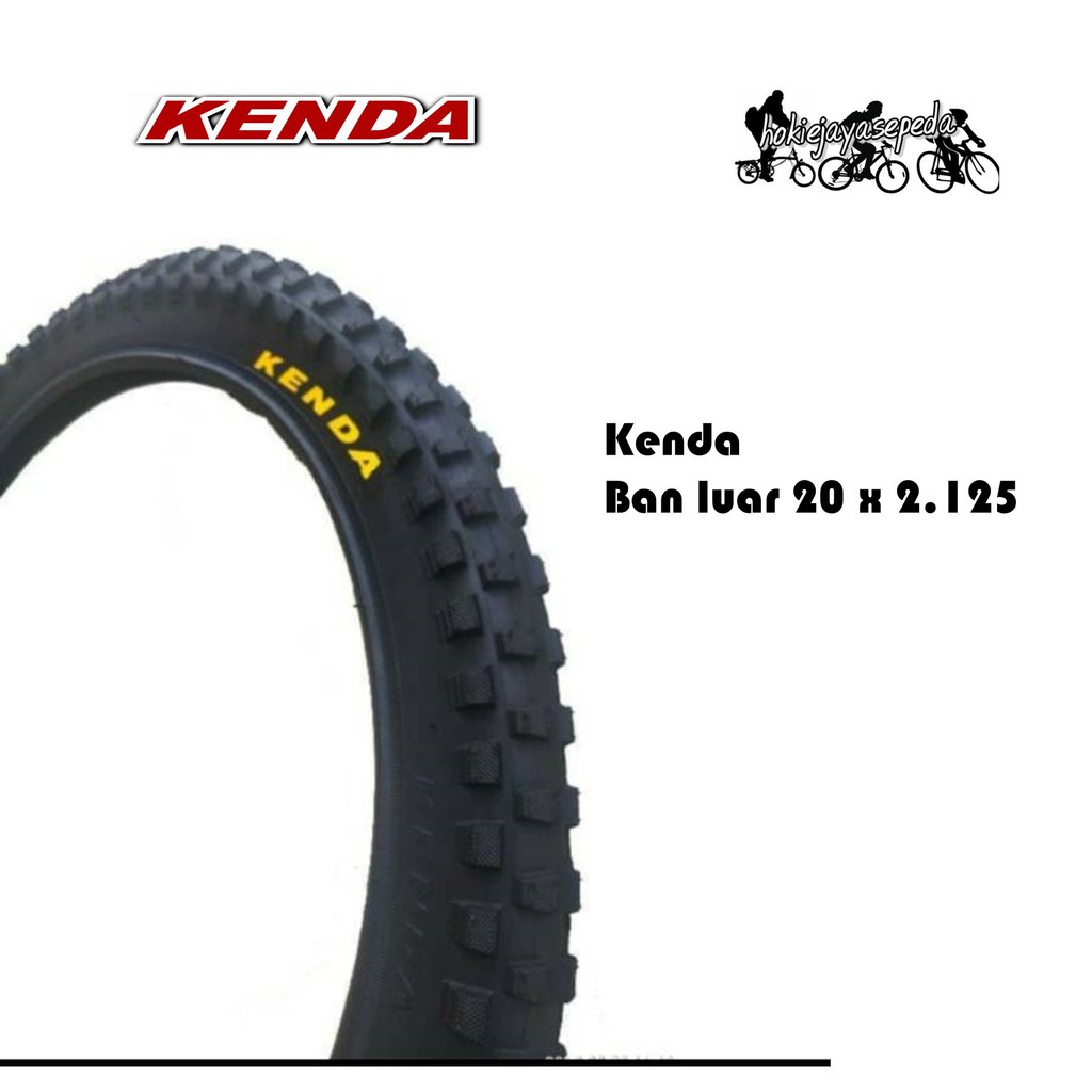 KENDA Ban luar 20 x 2.125 untuk sepeda BMX